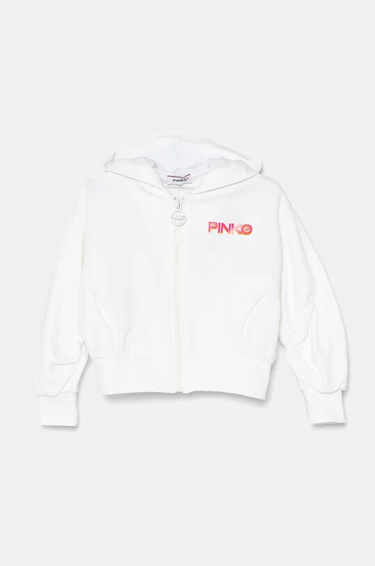 Детская кофта Pinko Up с капюшоном белый F4PIBGZH192
