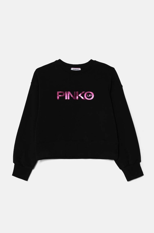 Παιδική μπλούζα Pinko Up στάμπα μαύρο F4PIJGSW090