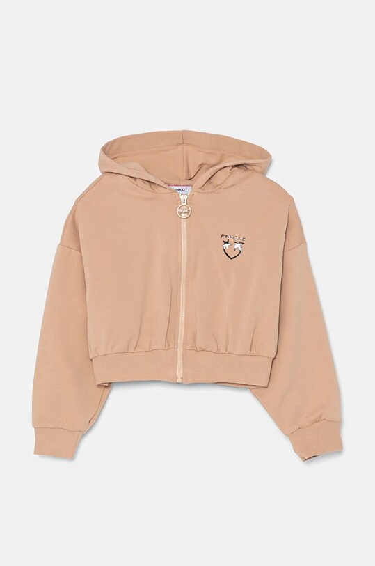 Детская кофта Pinko Up с капюшоном оранжевый F4PIJGZH089