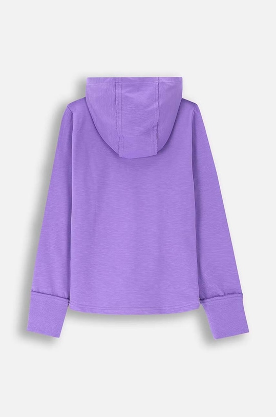 Coccodrillo bluza bawełniana dziecięca ZC4132401VGA fioletowy AW24
