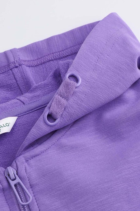 Dziewczynka Coccodrillo bluza bawełniana dziecięca ZC4132401VGA fioletowy