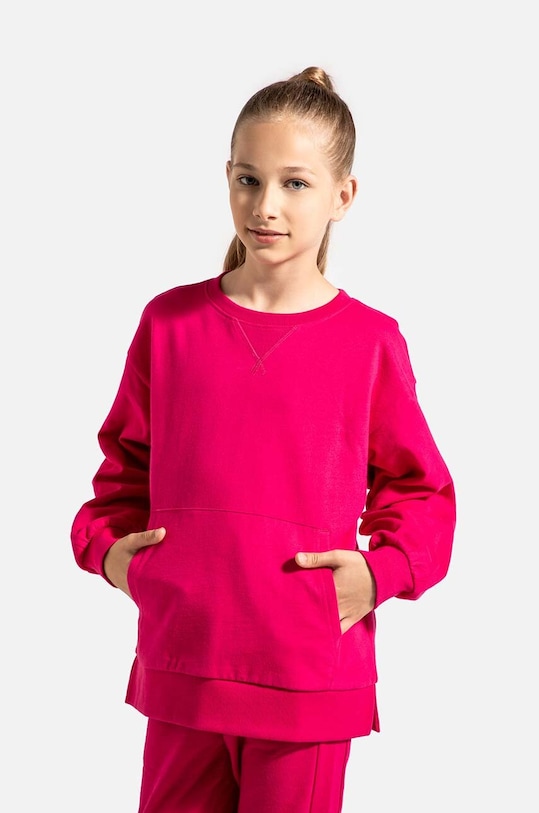 Детская хлопковая кофта Coccodrillo хлопок розовый ZC4132601VGA