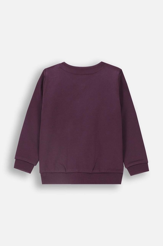 Detská mikina Coccodrillo ZC4132202PGN fialová AW24