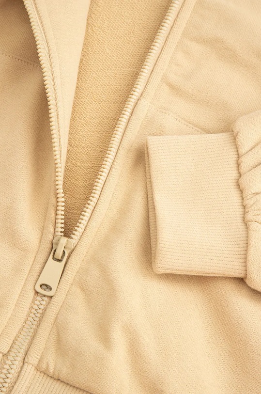 Coccodrillo hanorac de bumbac pentru copii bej ZC4132201RGJ