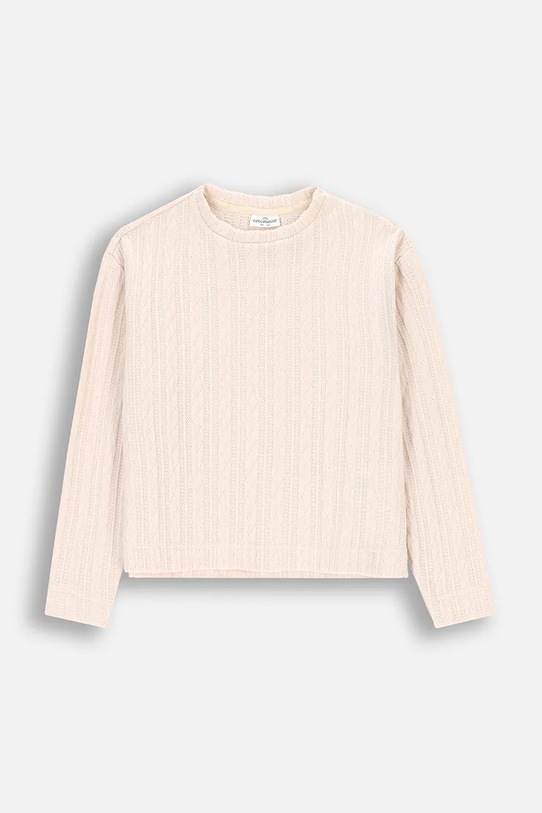 Coccodrillo bluza dziecięca z elastanem beżowy ZC4133001EPG