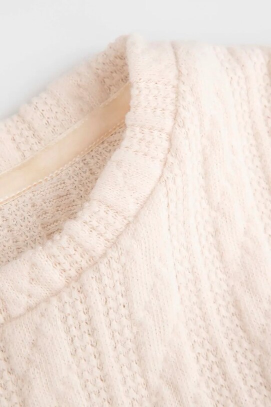 Dziewczynka Coccodrillo bluza dziecięca ZC4133001EPG beżowy