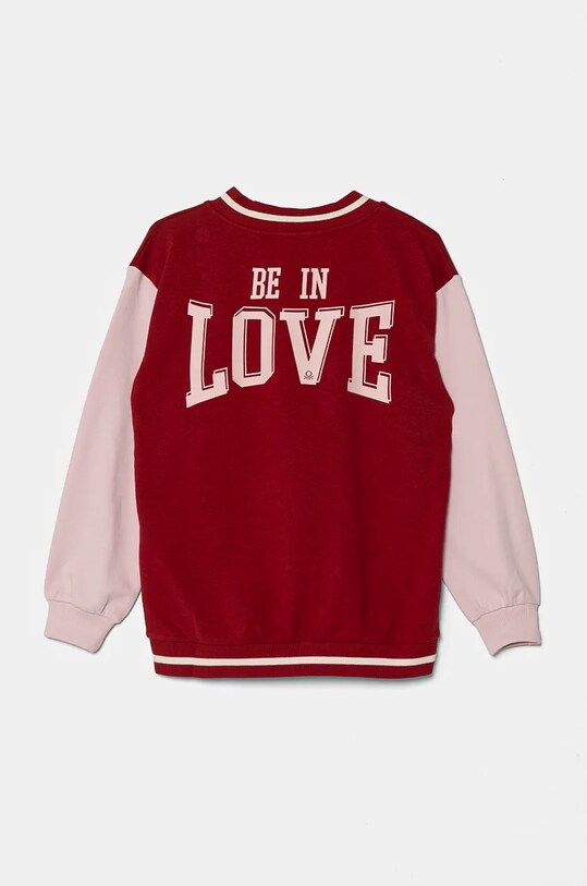 Детская кофта United Colors of Benetton 32N4C400A.G.Seasonal фиолетовой AW24