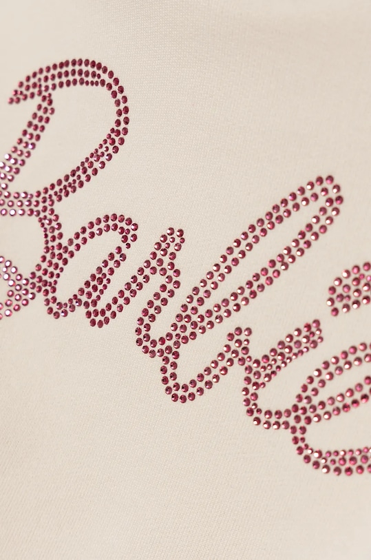 Fete United Colors of Benetton hanorac de bumbac pentru copii 3J68C204C.G.Seasonal bej