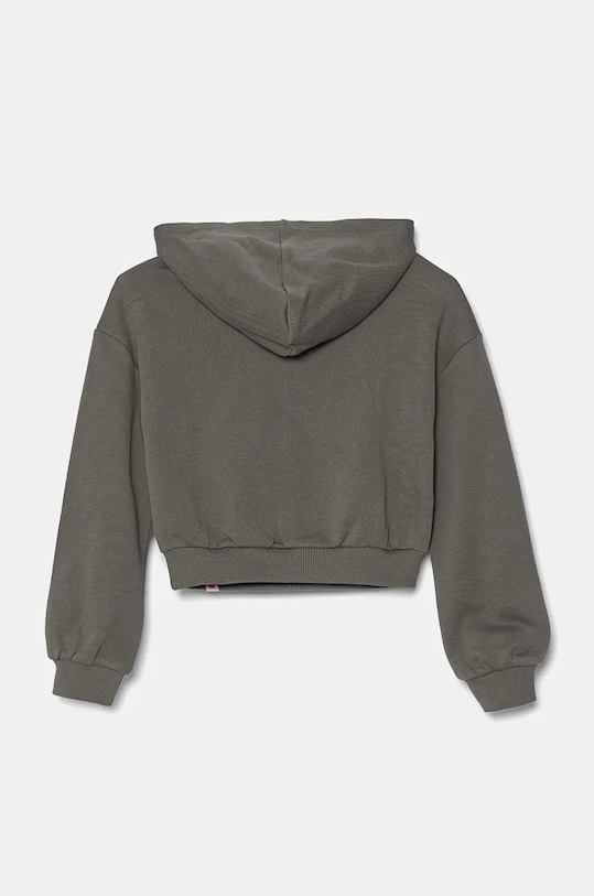 United Colors of Benetton hanorac de bumbac pentru copii 3J68C204C.G.Seasonal gri AW24