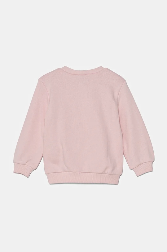 United Colors of Benetton hanorac de bumbac pentru copii 3J68G10H7.P.Seasonal roz AW24