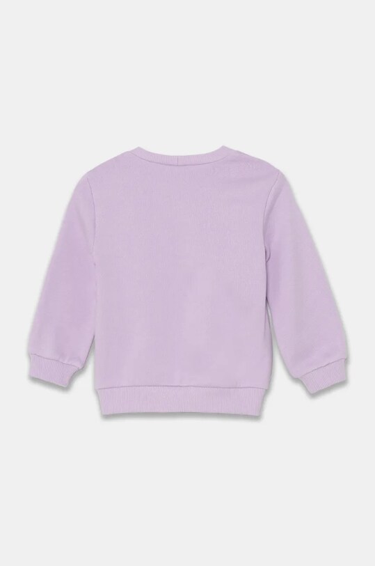 United Colors of Benetton bluza bawełniana dziecięca 3J68G10H7.P.Seasonal fioletowy AW24