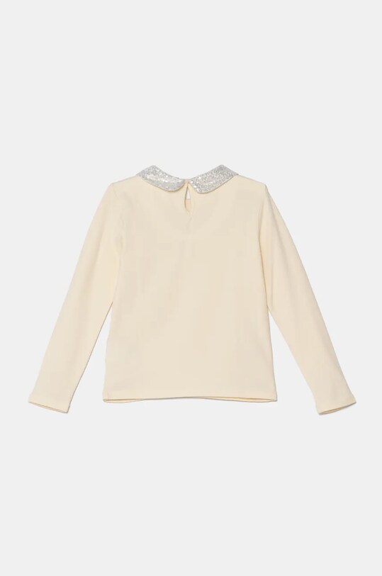 United Colors of Benetton longsleeve copii 3Q8DG10H2.P.Seasonal bej AW24