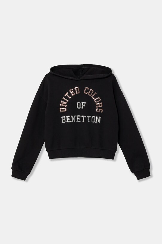 United Colors of Benetton bluza dziecięca pozostałe czarny 39M2C203W.G.Seasonal