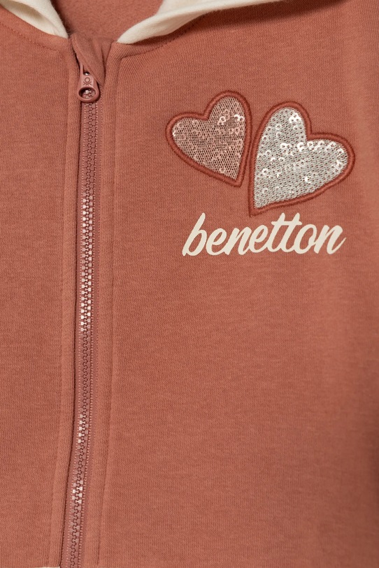 Fete United Colors of Benetton bluza copii 39M2G503G.P.Seasonal portocaliu