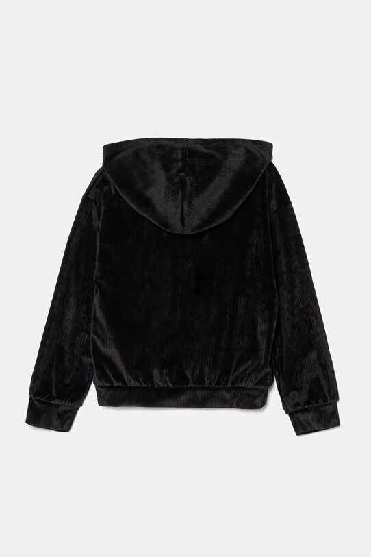 Детская толстовка из велюра United Colors of Benetton 37JBC203V.G.Seasonal чёрный AW24