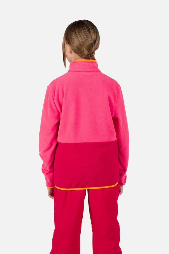 Дитяча флісова кофта Rossignol STRAWPILE RLNYL03.G рожевий