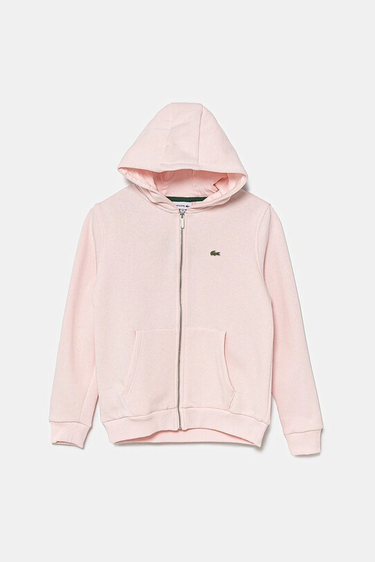 Lacoste bluza copii uni roz SJ9723.