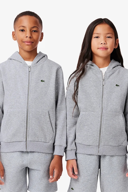Lacoste felpa per bambini con grigio SJ9723.