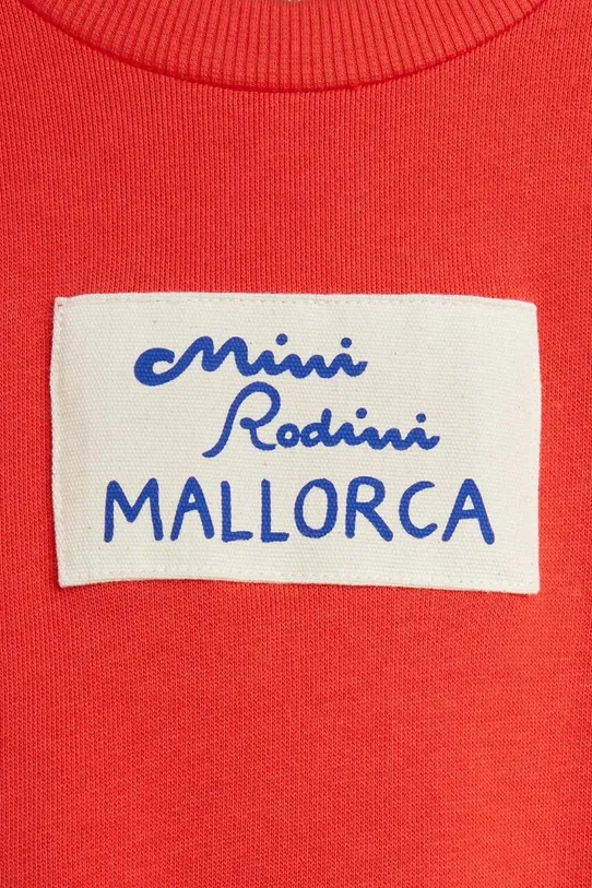 Дитяча бавовняна кофта Mini Rodini Mallorca червоний 2462012142