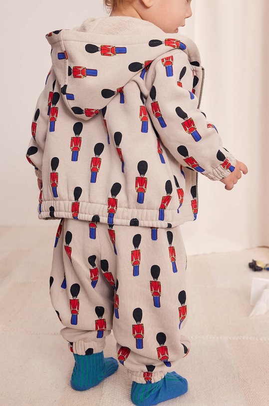 Bobo Choses hanorac de bumbac pentru bebelusi Little Tin Soldier 224AB043