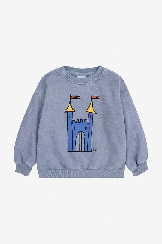 Dětská bavlněná mikina Bobo Choses Faraway Castle 224AC036 šedá AW24