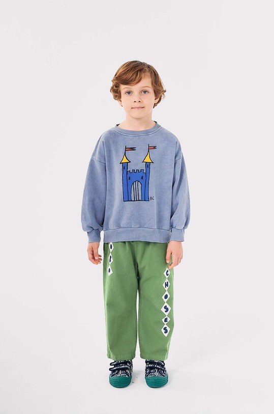 Dětská bavlněná mikina Bobo Choses Faraway Castle šedá 224AC036