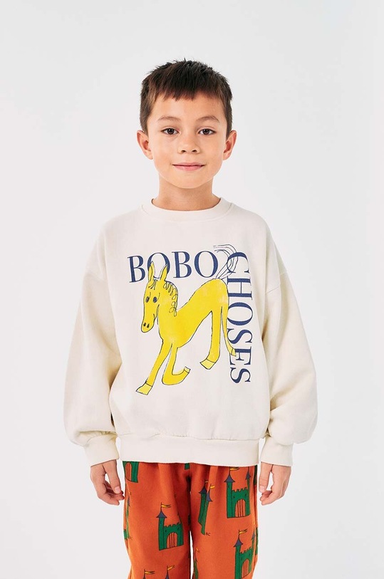 Bobo Choses bluza bawełniana dziecięca Wonder Horse 224AC038