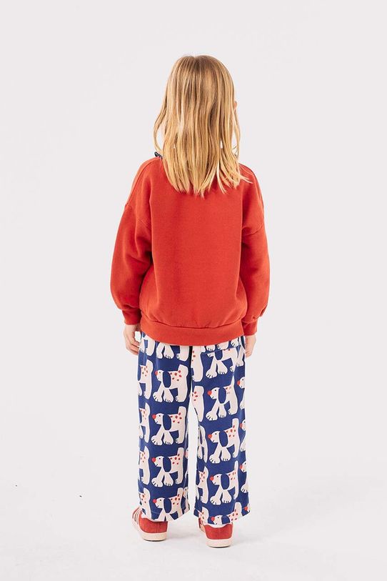 Bobo Choses bluza bawełniana dziecięca Freedom Bird 224AC040 czerwony