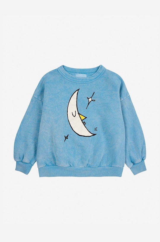 Dětská bavlněná mikina Bobo Choses Beneath The Moon 224AC042 modrá AW24