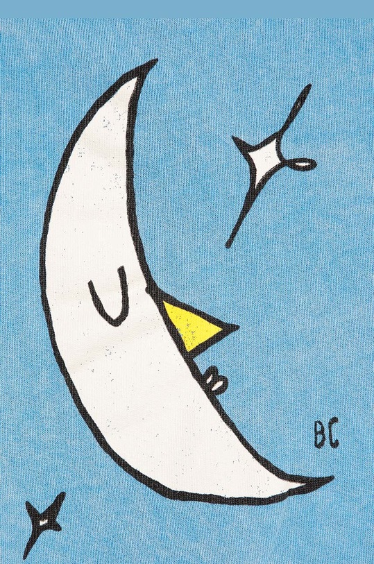 CHLAPEC Dětská bavlněná mikina Bobo Choses Beneath The Moon 224AC042 modrá