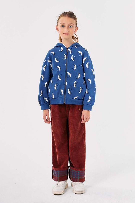 Bobo Choses felpa in cotone bambino/a Beneath The Moon 224AC064 blu