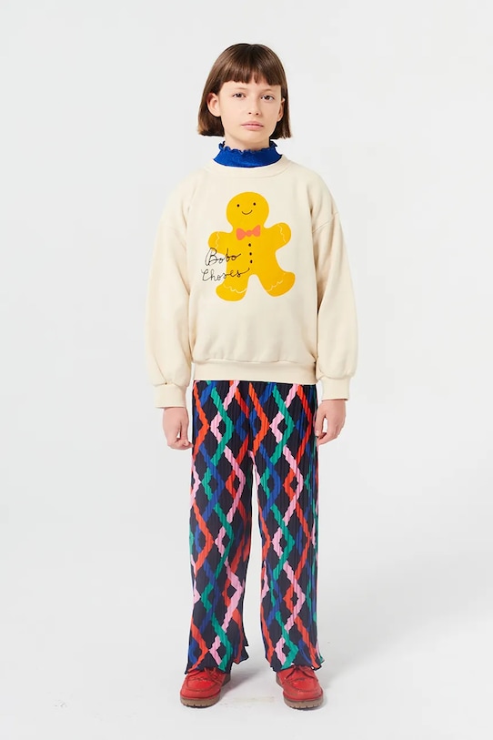 Bobo Choses bluza bawełniana dziecięca Gingerbread 224FC003