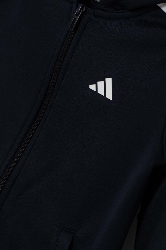 Хлопчик Дитяча кофта adidas U TR-ES 3S FZHD HZ0088 темно-синій