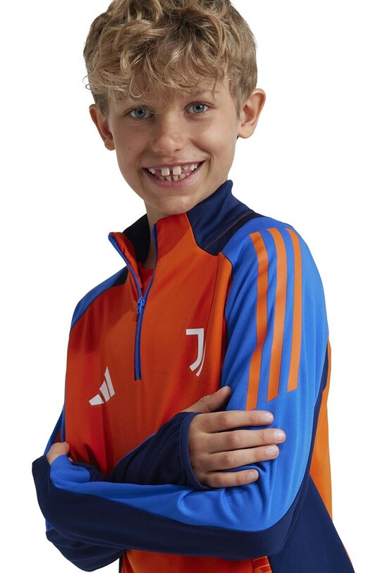 Παιδικό μακρυμάνικο adidas Performance JUVE TR TOPY IS5817 πορτοκαλί