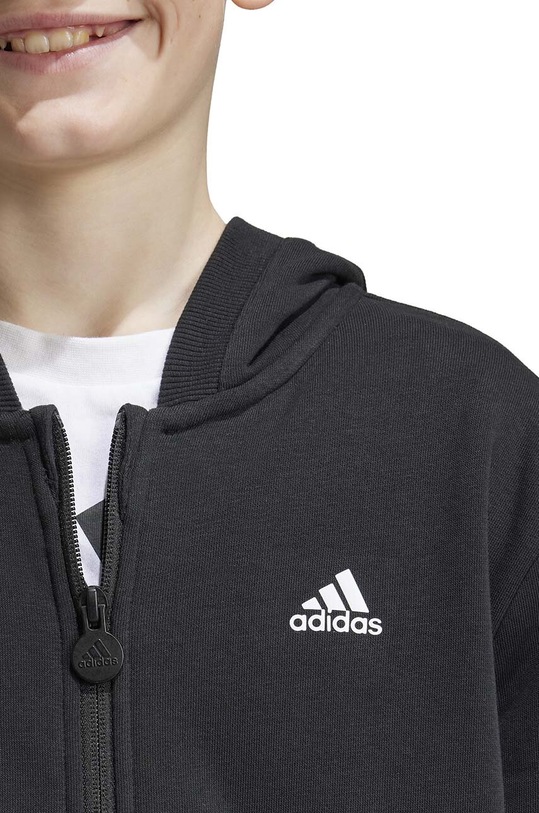 Detská mikina adidas JAM FZ HD IV9452 čierna