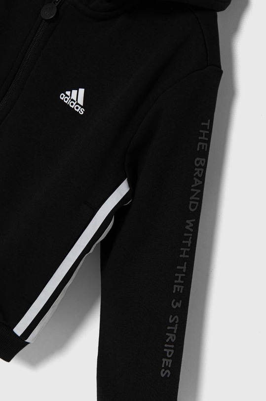 Detská mikina adidas JAM FZ HD čierna IV9452