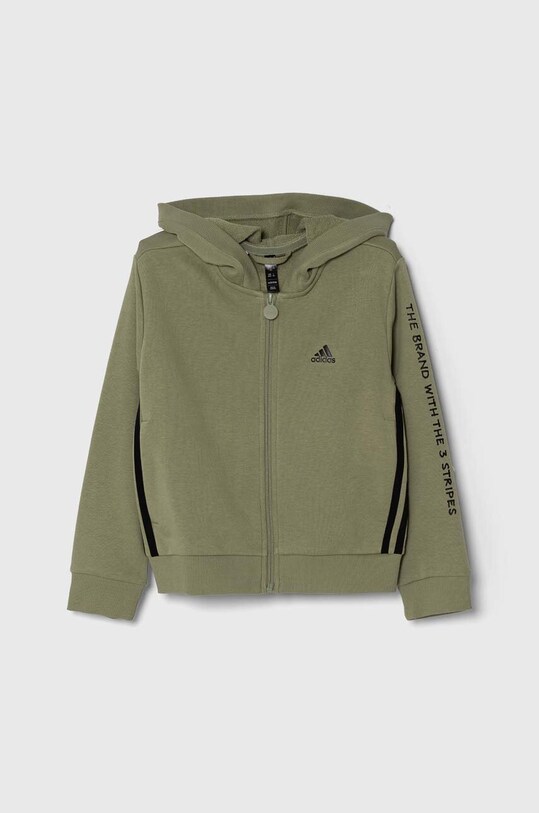 adidas bluza copii JAM FZ HD IV9453 verde AW24