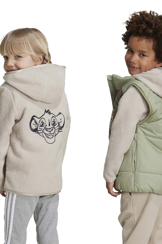 adidas bluza dziecięca LK DY LK TT IV9640 beżowy