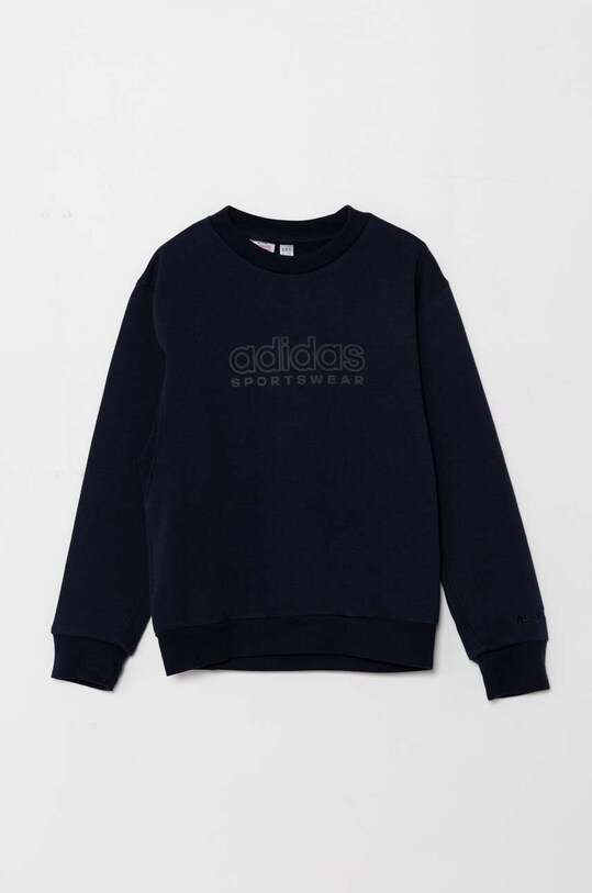 adidas bluza dziecięca J SZN GFX CREW IW0921 granatowy AW24