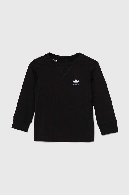 adidas Originals longsleeve copii LONG SLEEVE uni negru IW1006
