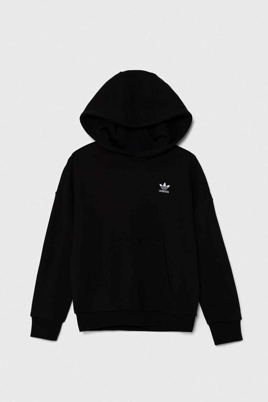 Дитяча бавовняна кофта adidas Originals HOODIE IW3506 чорний AW24