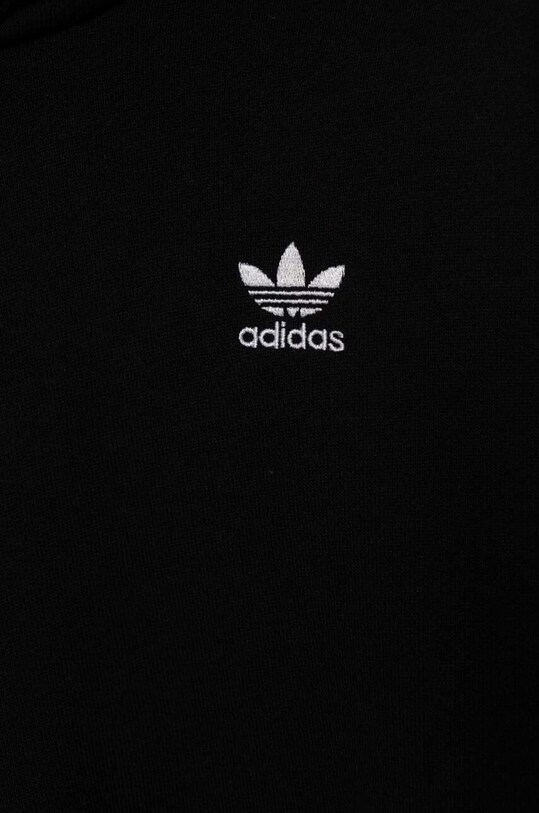 adidas Originals bluza bawełniana dziecięca HOODIE czarny IW3506