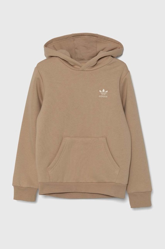 Dětská mikina adidas Originals HOODIE IX5283 béžová AW24