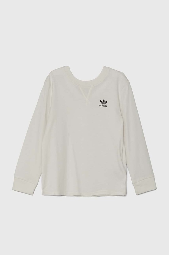 adidas Originals longsleeve bawełniany dziecięcy LONG SLEEVE IX5305 biały AW24