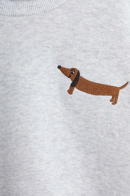 Dětská bavlněná mikina Mini Rodini Dog šedá 2472013494