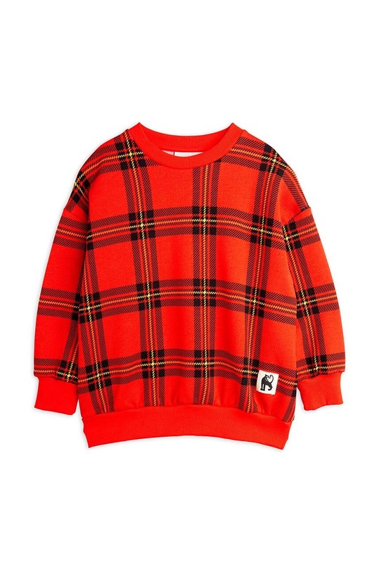 Detská bavlnená mikina Mini Rodini bavlna červená 2472015542