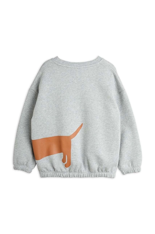 Detská bavlnená mikina Mini Rodini Dog 2472015994 sivá AW24
