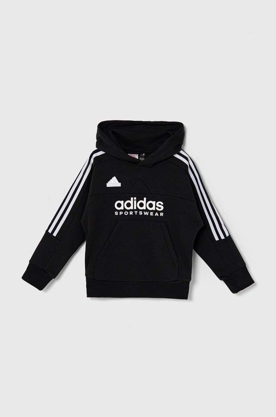 adidas felpa per bambini J HOT FL HOODIE con nero IX9284