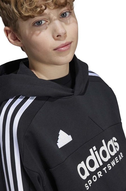 Детская кофта adidas J HOT FL HOODIE IX9284 чёрный
