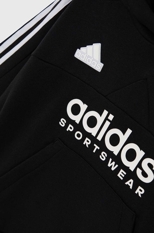 BIMBA adidas felpa per bambini J HOT FL HOODIE IX9284 nero